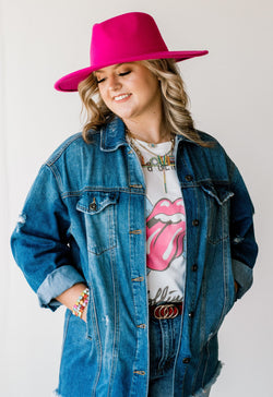 Collection of Jacy's Denim Jacket in a gallery layout