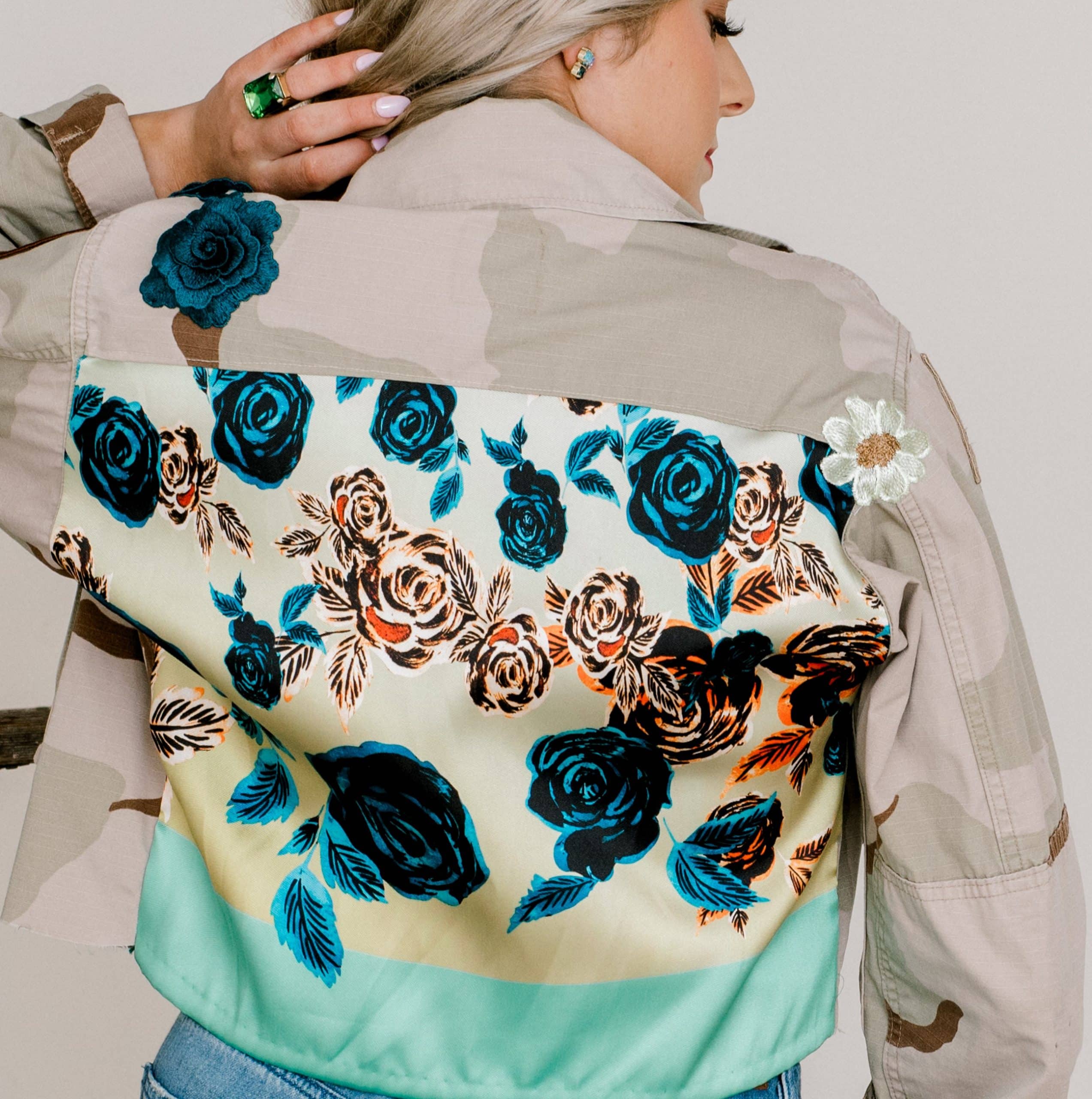 Collection of Josie Bruno-Camo Couture Jacket in a gallery layout