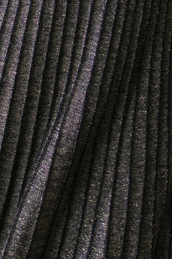 Collection of Ebony Metallic Midi Dress in a gallery layout