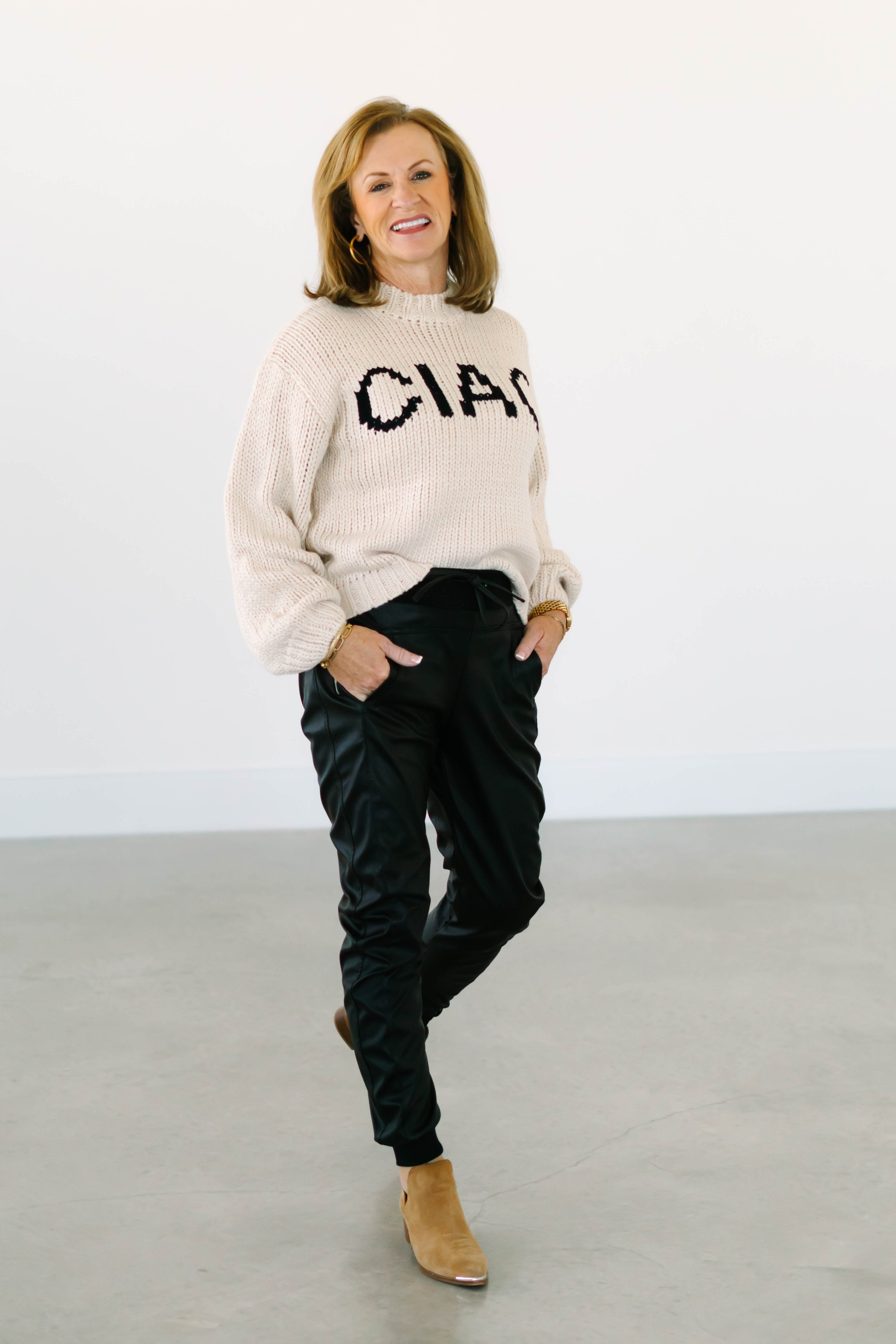 Collection of Ciao Knit Sweater in a gallery layout