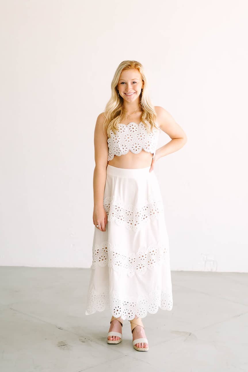 MiMi Eyelet Top