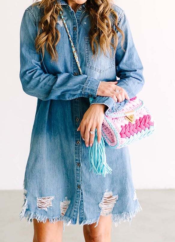 Collection of Rustic Denim Dress in a gallery layout