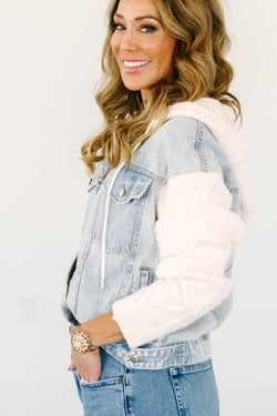 Collection of Denim Fusion Jacket in a gallery layout