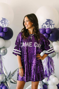 Collection of Glitz Tailgate Dress in a gallery layout