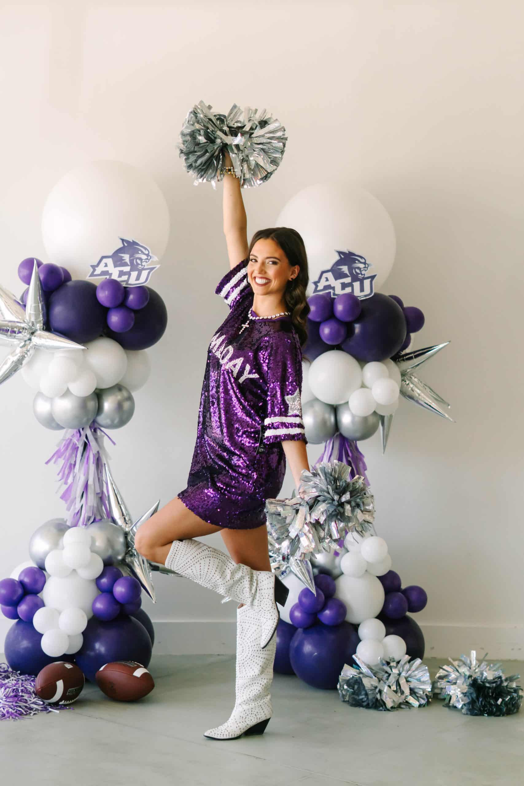 Collection of Glitz Tailgate Dress in a gallery layout