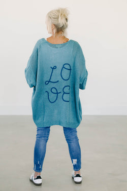 Collection of Love Knit Cardigan in a gallery layout