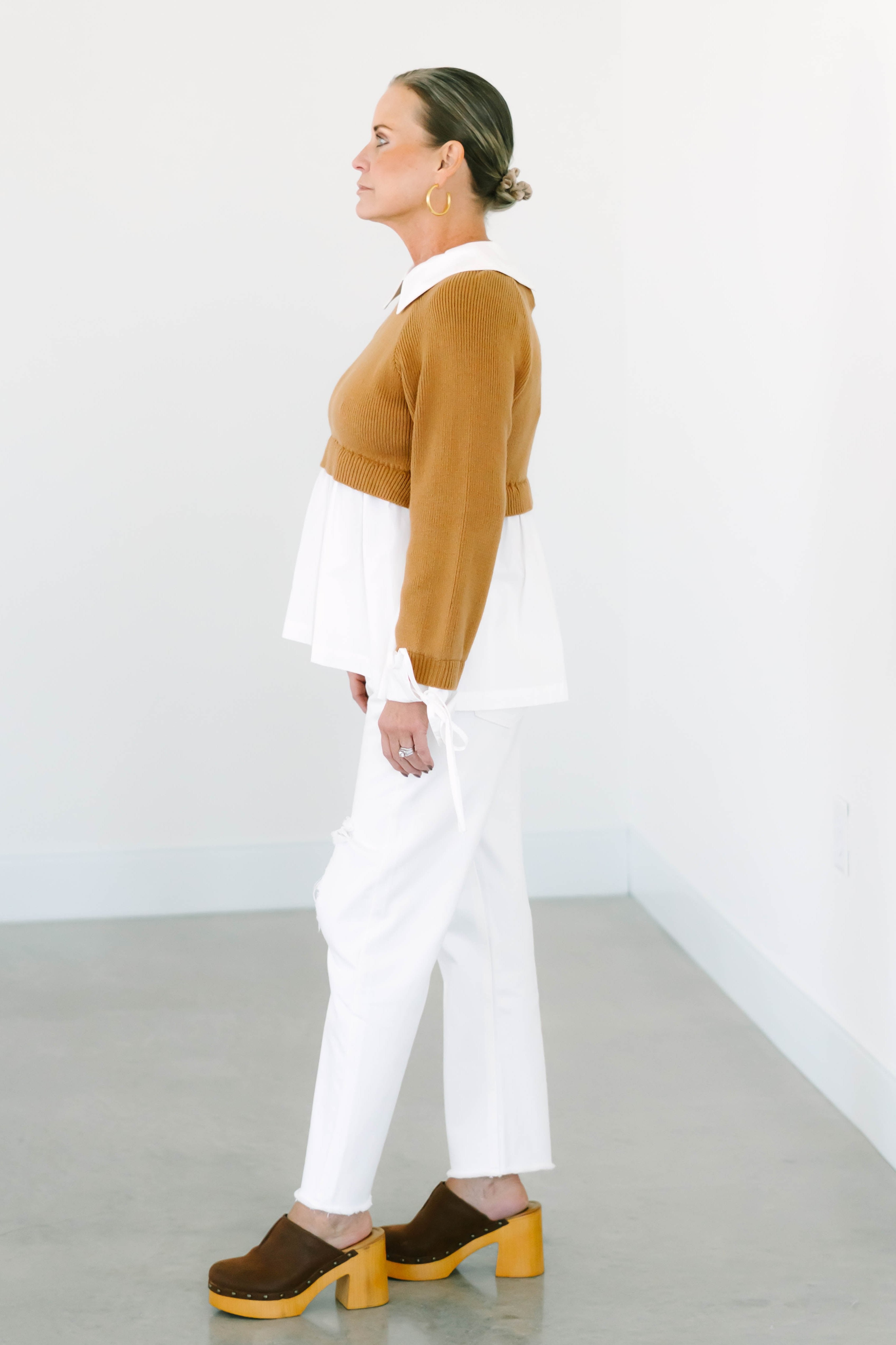 Collection of Dionne Davenport Layered Top in a gallery layout