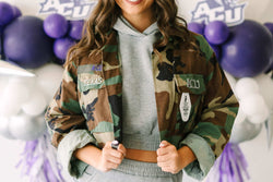 Collection of Josie Bruno Camo Chic Wildcat Jacket in a gallery layout