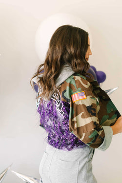 Collection of Josie Bruno Camo Chic Wildcat Jacket in a gallery layout