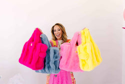 Collection of Faux Fur Tote in a gallery layout