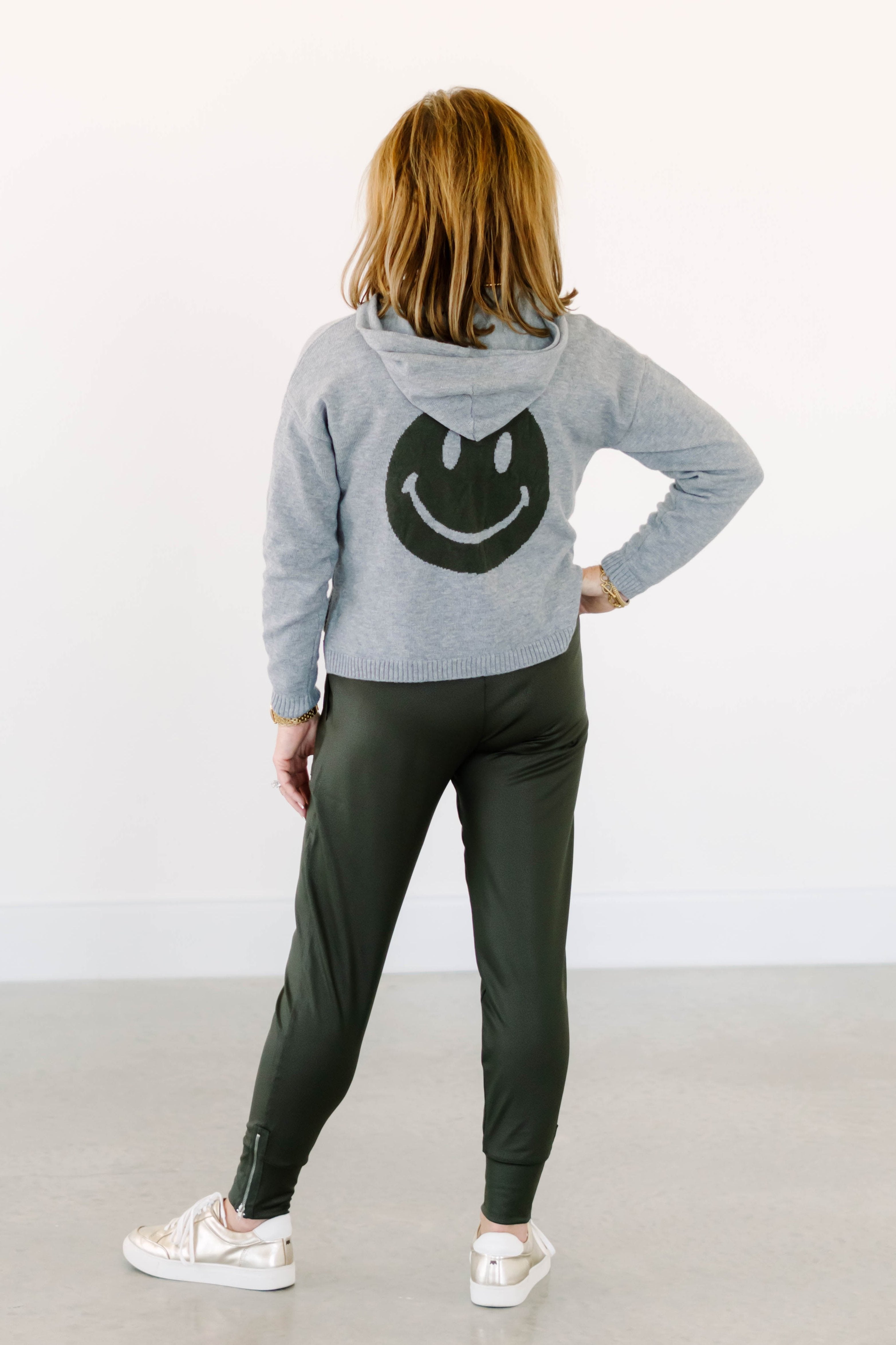 Collection of Good Mood Smiley Hoodie in a gallery layout