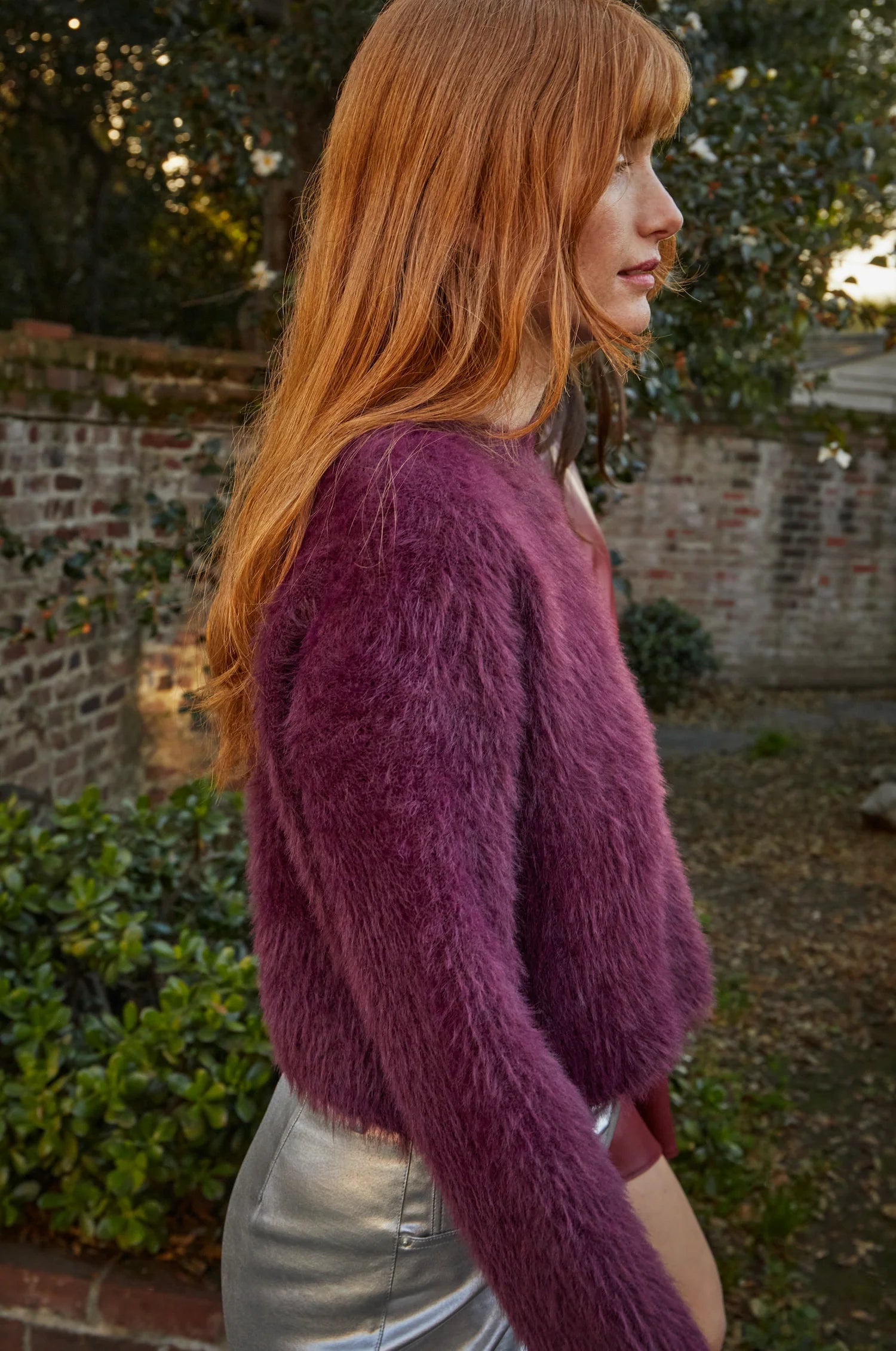 Collection of Laramie Fuzzy Sweater in a gallery layout