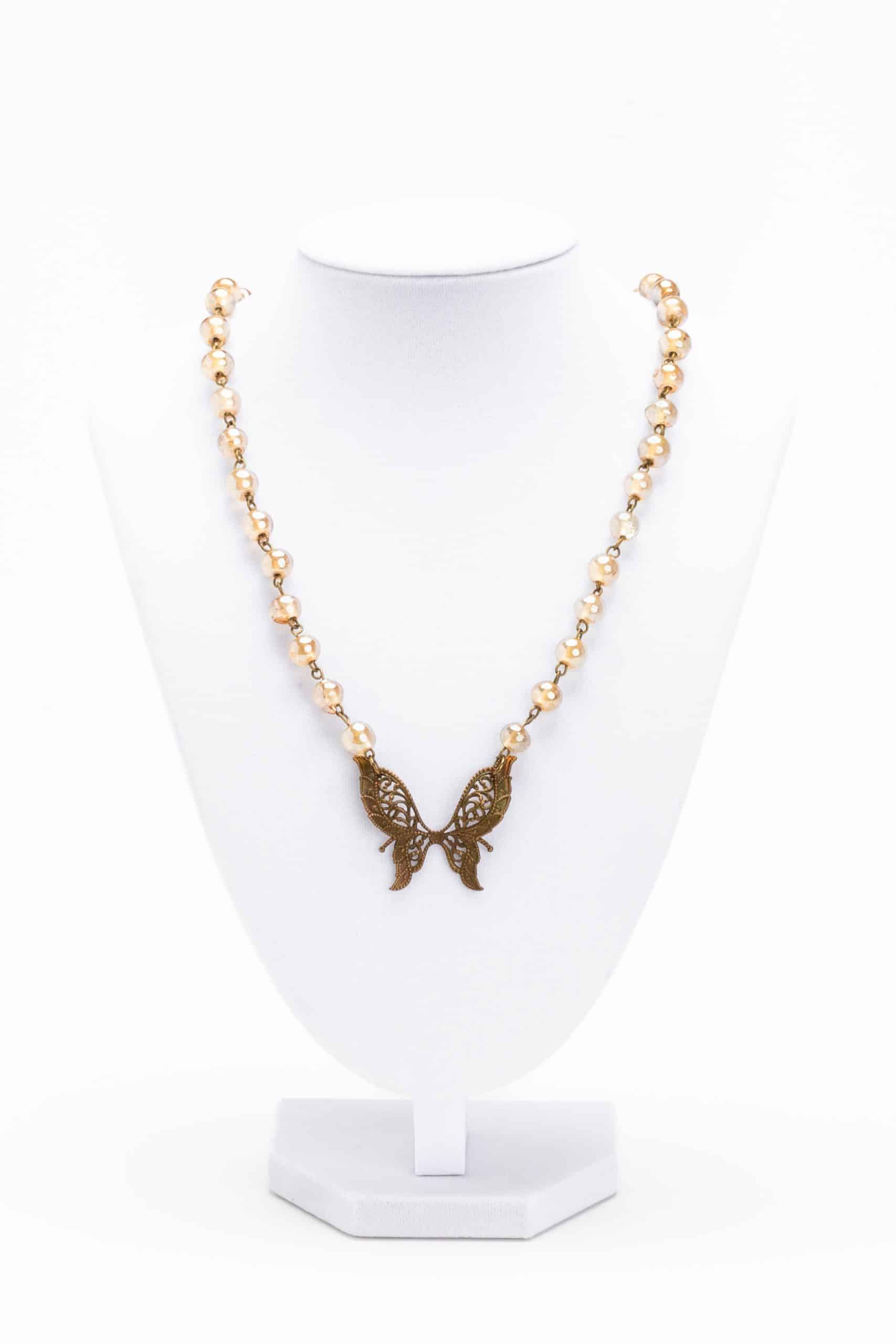 Collection of Butterfly Grace Necklace in a gallery layout