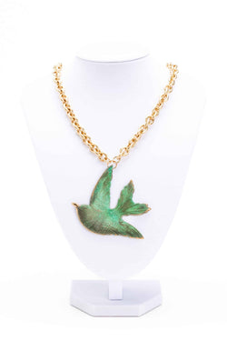 Collection of Retro Dove Necklace in a gallery layout