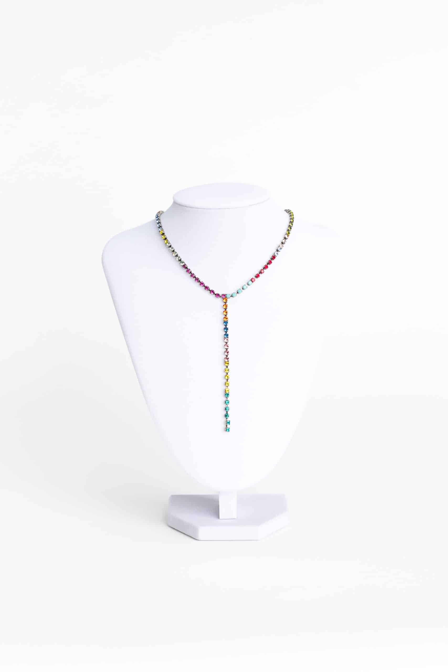 Collection of Kassandra Necklace in Multi color in a gallery layout