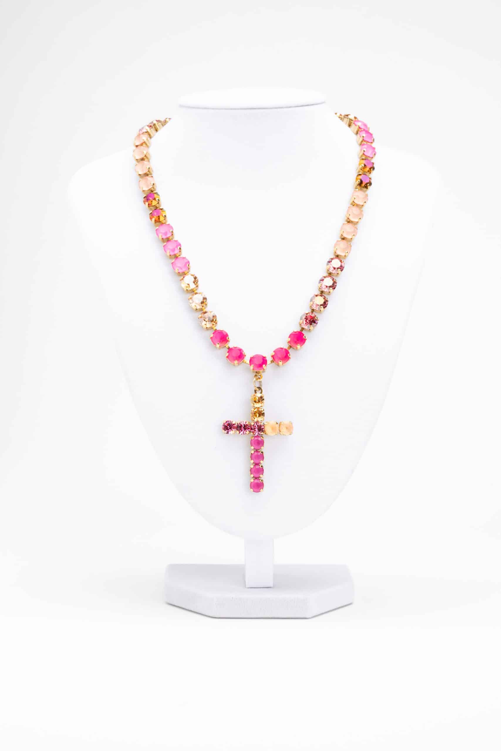 Collection of Mini Donatella Necklace in a gallery layout