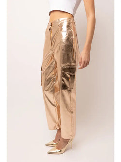 Collection of Metallic Muse Pants in a gallery layout